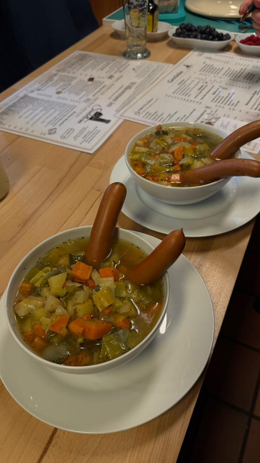 Suppe am Süntelturm